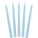 PartyDeco Úzká svíčka nebesky modrá 24cm – Zboží Dáma