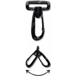 Karabina otočná vyklápěcí plastová, oko 30 mm – Hledejceny.cz