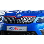 Škoda Octavia III. všechny modely Racing lišta na přední masku - červená – Sleviste.cz