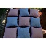 KHC Usínáček Oskárek do postýlky 19 x 19 cm Růžový a modrý s nášivkou – Zboží Dáma