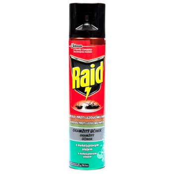 Raid spray proti lezoucímu hmyzu s eukalyptovým olejem 400 ml