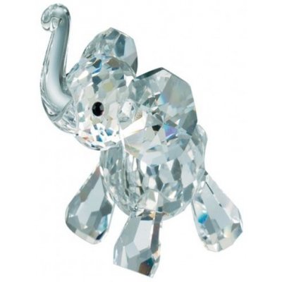 Preciosa Skleněná figurka Slůně (mini) z českého křišťálu Preciosa 0943 00 – Hledejceny.cz