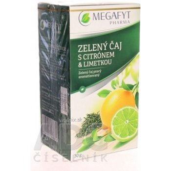 Megafyt Zelený čaj s citrónem a limetkou 20 x 1,5 g