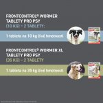 Frontcontrol Wormer pro psy 10 kg 2 tablety – Sleviste.cz