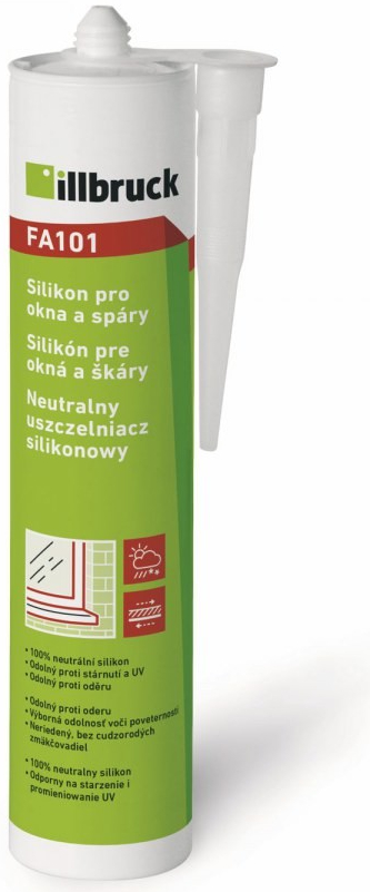 TREMCO Illbruck FA 101 Silikon pro okna a spáry 310g transparentní