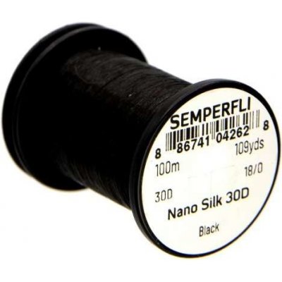 Semperfli Nit Nano Silk 30D 18/0 Black – Zboží Dáma