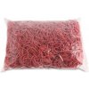 Šňůra a provázek Gumičky Office Products 50mm 1kg červené