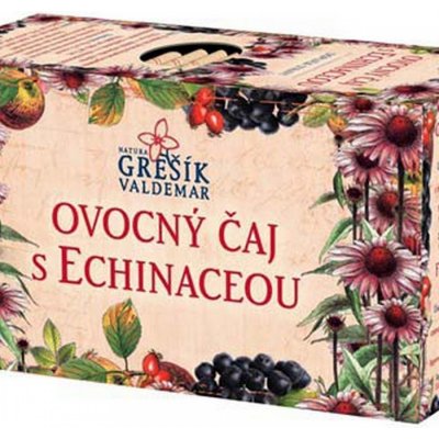 Grešík Ovocný čaj s echinaceou 20 x 1,5 g