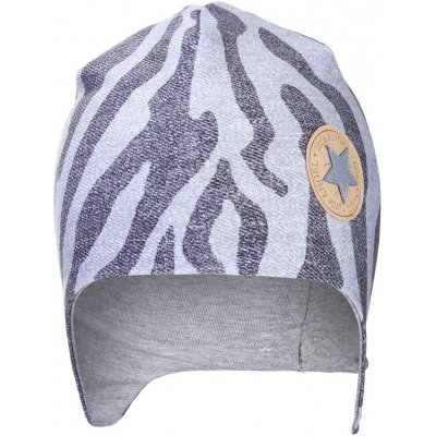 Little Angel Čepice laponka podšitá Outlast ® Šedočerný vzor šedý melír – Hledejceny.cz