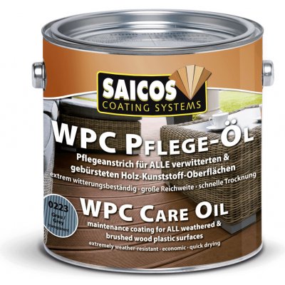Saicos Olej na WPC terasy 0,125 l Šedý – Zboží Mobilmania