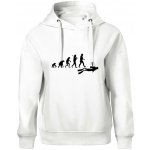 Evoluce potápění Oversized mikina dámská Moon kratší + širší Bílá – Zboží Dáma