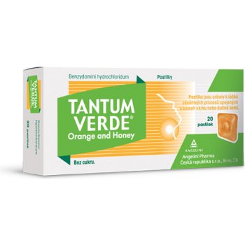 TANTUM VERDE ORANGE AND HONEY ORM 3MG PAS 20