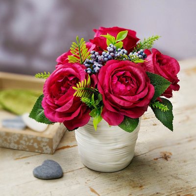 Weltbild Umělá kytice Růže – Sleviste.cz