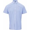 Pánská Košile Premier Workwear pánská bavlněná košile s krátkým rukávem PR221 light blue
