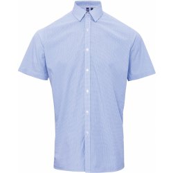 Premier Workwear pánská bavlněná košile s krátkým rukávem PR221 light blue