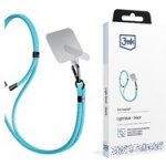 3mk EasyClip univerzální šňůrka pro telefony se zadním krytem světle modrá – Sleviste.cz