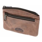 Klíčenka Hnědá kožená Nivasaža s kapsičkou N39 – Zboží Dáma