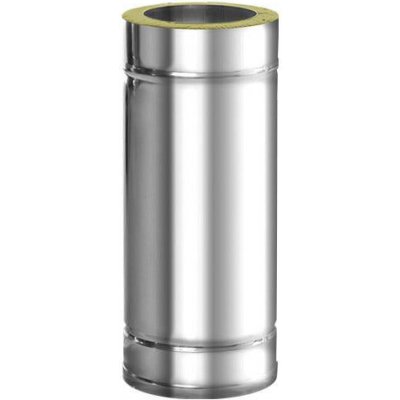 Bokra Komínová izolovaná roura 0,5m 130mm IZOL EKO 08 – Sleviste.cz