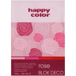 Happy Color Blok Deco Rose A4 170g 20 listů 4 barvy růžovo-červené odstíny HA 3717 2030 062 – Zboží Dáma