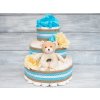 Plenkový dort PASTELL Decor Plenkový dort pro chlapečka It´ s a Boy! S hračkou 2 Miminko váží 3 - 6 kg