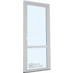 Kömmerling balkonové dveře 70 AD OS s příčkou levé bílá 80 x 230 cm oboustranná klika + FAB + hliníkový práh – Hledejceny.cz