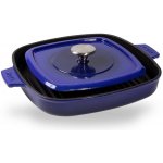 Woll Grilovací pánev Iron na indukci s poklicí modrá 28 cm – Zboží Dáma