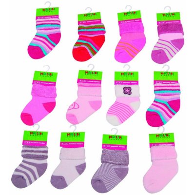 Pidilidi Kojenecké ponožky dívčí froté – Zboží Dáma