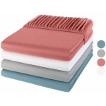 Livarno Home Žerzejové napínací prostěradlo 90-100x200 šedá – Zboží Dáma