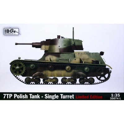 IBG 7TP Polish Tank Single Turret with Crew Models 75074L 1:35