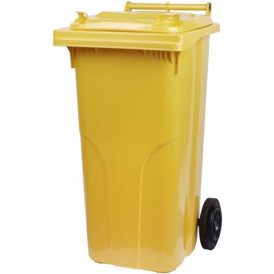 J.A.D. Tools popelnice plastová, 120L, žlutá