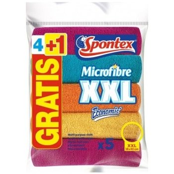 Spontex Mikroutěrka XXL 4 + 1 ks