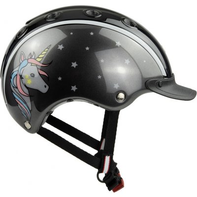 CASCO Jezdecká dětská helma NORI Lucky kid Antracit Černá – Hledejceny.cz