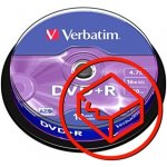 Verbatim DVD+R 4,7GB 16x, spindle, 100ks (43551) – Hledejceny.cz