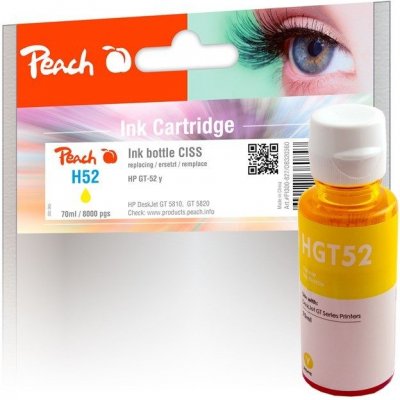 Peach HP GT52, yellow, 70 ml – Zboží Mobilmania