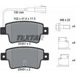 TEXTAR Sada brzdových destiček, kotoučová brzda 2535701 – Hledejceny.cz