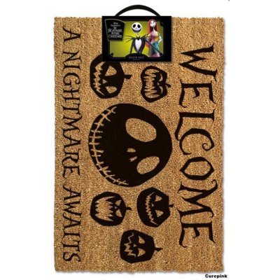 CurePink Nightmare Before Christmas: A Nightmare Awaits 60 x 40 cm hnědá [GP85256] – Zboží Dáma