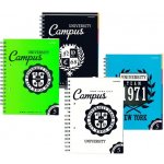 TOP-2000 Blok spirálový B5 University čtv. 160 listů – Zboží Živě