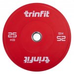 TRINFIT Olympijský kotouč Bumper Plate Training 25 kg 50 mm – Hledejceny.cz
