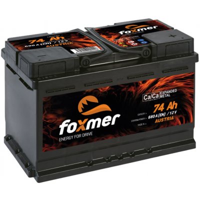 FOXMER 12V 74Ah 680A 6121004 – Sleviste.cz