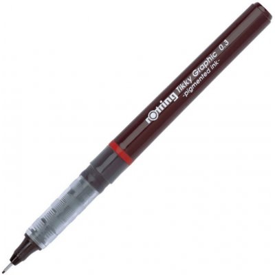 Rotring Grafický Tikky Graphic 0,3 mm 0814 černý – Zboží Mobilmania