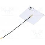 2J Antennas 2JF0201P-010MC137B-UFL Anténa; BEIDOU,Galileo,GNSS,GPS,IRNSS,QZSS; lepením; Dél: 100mm