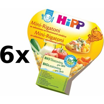 HiPP BIO Mini-Rigatoni se zeleninou6 x 250 g