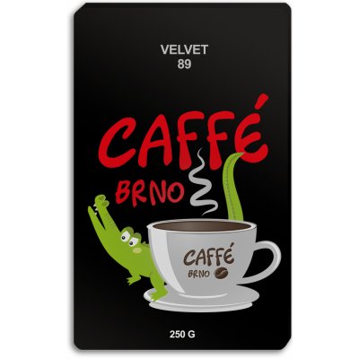 Caffé Brno VELVET 89 Mletá káva 250 g – Zbozi.Blesk.cz