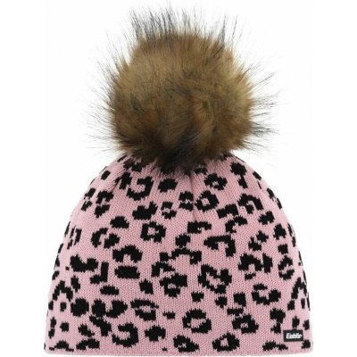 Eisbär Leora Lux beanie Pink Clay/Black/Beige – Hledejceny.cz
