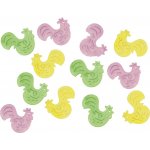 Dřevění kohouti 4 cm, 12 ks – Zboží Dáma