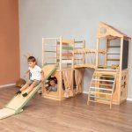 Montessori Furniture hřiště Morning light se skluzavkou, rampou a matrací – Zboží Mobilmania