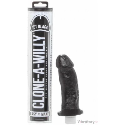 Sada pro kopii penisu Clone A Willy Kit Jet Black – Zboží Dáma