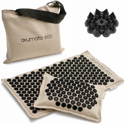 AKUMATA Akupresurní podložka ECO krémově-černá 72 x 40 cm – Zboží Dáma