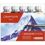 Caran D'Ache Guache studio kvašové barvy 10 ml 5 ks – Zboží Mobilmania