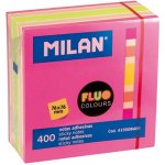 Milan Blok lep MILAN Fluo colours 76 x 76 mm 400 l. - růžové – Hledejceny.cz
